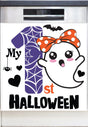 My Girl's 1st Halloween Ghost Dishwasher Magnet