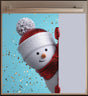 Peeking Snowman Dishwasher Magnet