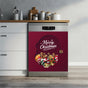 Merry Christmas Santa Dishwasher Magnet | Holiday Kitchen Decor